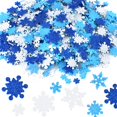 thumbnail image 1 of Pegatinas de espuma Coopay con purpurina en forma de copo de nieve autoadhesivas, 300 unidades, 1 of 7