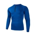 thumbnail image 6 of Cekizud Shirts for Men Half Zip Crew Neck Long Sleeve Slim Fit Baselayer, Sizes S-3XL, 6 of 6