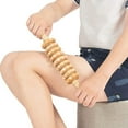 thumbnail image 4 of Massage Stick Massager Wooden Back Massager Massager Roller Roller Massager, 4 of 5