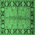 thumbnail image 1 of Ahgly Company Indoor Square Oriental Emerald Green Industrial Area Rugs, 7' Square, 1 of 4