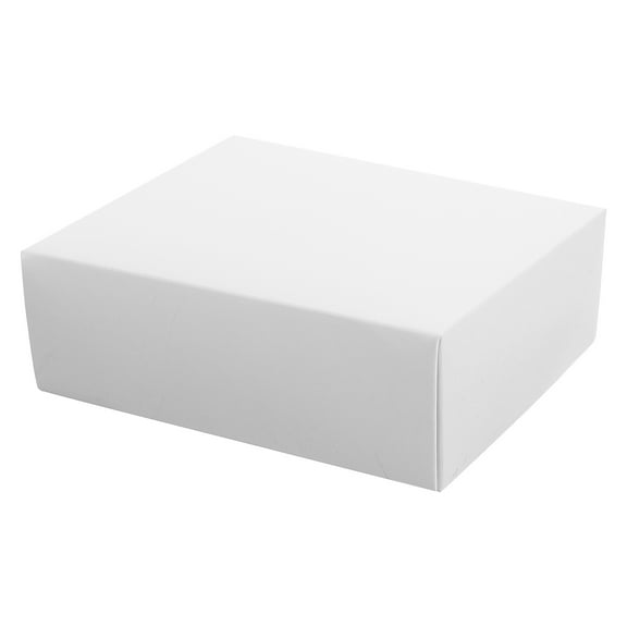 SHOWERORO White Paper present Wrapping Box 1Set Present Boxes For Gifting And Carrying