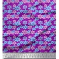 thumbnail image 1 of Soimoi Cotton Jersey Fabric Artistic Floral Printed Craft Fabric by the Yard 58 Inch Wide, 1 of 3