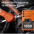 thumbnail image 2 of Guantes desechables de nitrilo UYKKE de 10 mil, resistentes, tamaño mediano, 2 of 6