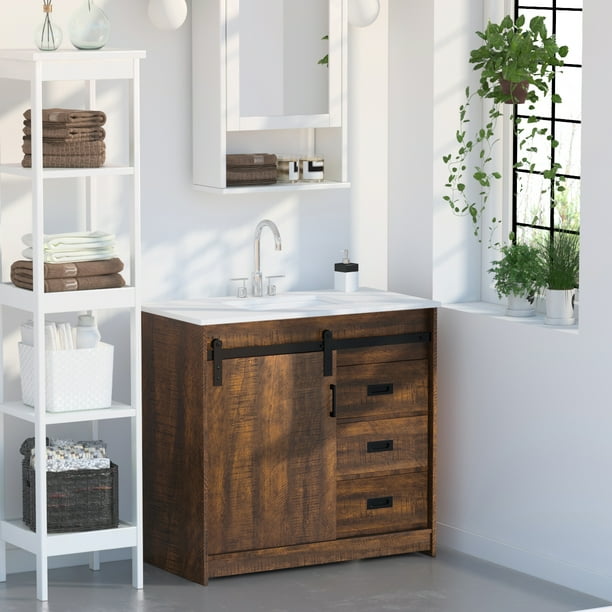 Country Style Bathroom Vanity Units - Artcomcrea