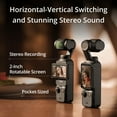 thumbnail image 4 of Dji Osmo Pocket 3 Capture Más Cámara De Vlogging Combinada Con Cmos De 1'' Y Video 4K/120 Fps Estabilización De 3 Ejes Enfoque Rápido Seguimiento De Rostros/Objetos Pantalla Táctil Giratoria De 2", 4 of 5