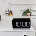 thumbnail image 4 of Reloj de mesa con espejo, alarma Digital multifuncional, repetición de hora, luz Led nocturna, escritorio H, 4 of 5