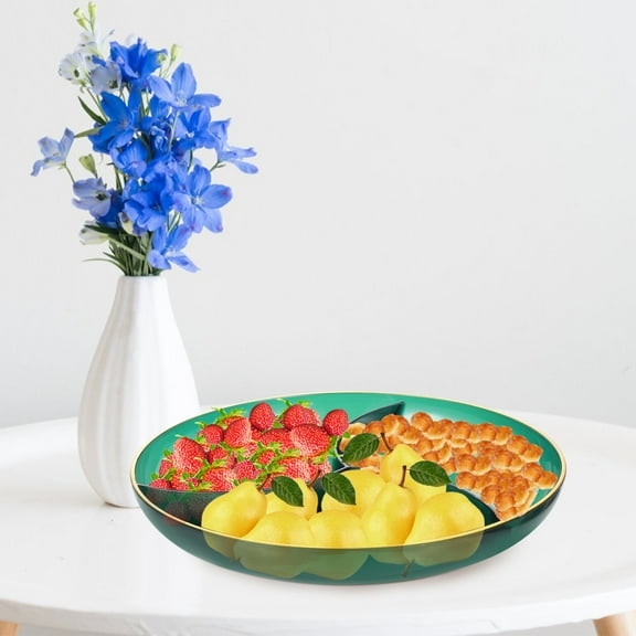 Homoyoyo Multi-Purpose Green Fruit Tray for Home, Kitchen, Pet Treats, and Entertaining