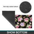 thumbnail image 6 of Pioneer Flower Floral Print Pattern Kitchen Rugs Sets Of 2, Anti Fatigue Non Slip Washable Floor Mats for Kitchen Sink Laundry, 17X30 Inch + 17X47 Inch, 6 of 6