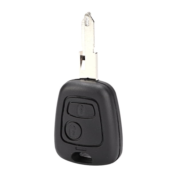 Carcasa Para Llave De Coche, Llavero Fácil De Usar, Carcasa Remota De Entrada Sin Llave, 2 Botones, Funda Exterior Para Llavero De Coche, Ligera, Para 206 306 307