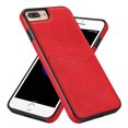 thumbnail image 3 of Allytech Wallet Case for iPhone 7 / 8 / SE 2022 & 2020 - 2 Card Holder - Military Grade Drop Protection - Ultra Slim & Protective - Premium PU Leather Shockproof Phone Case for Women & Men - Red, 3 of 7