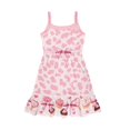 thumbnail image 4 of Uourmeti Purple Bow Print Girls Sleeveless Dresses Butterfly Swing Tank Shift Dress for Summer Spring 3-14T Kids Beach Sundress Midi Tiered Dresses, 4 of 6