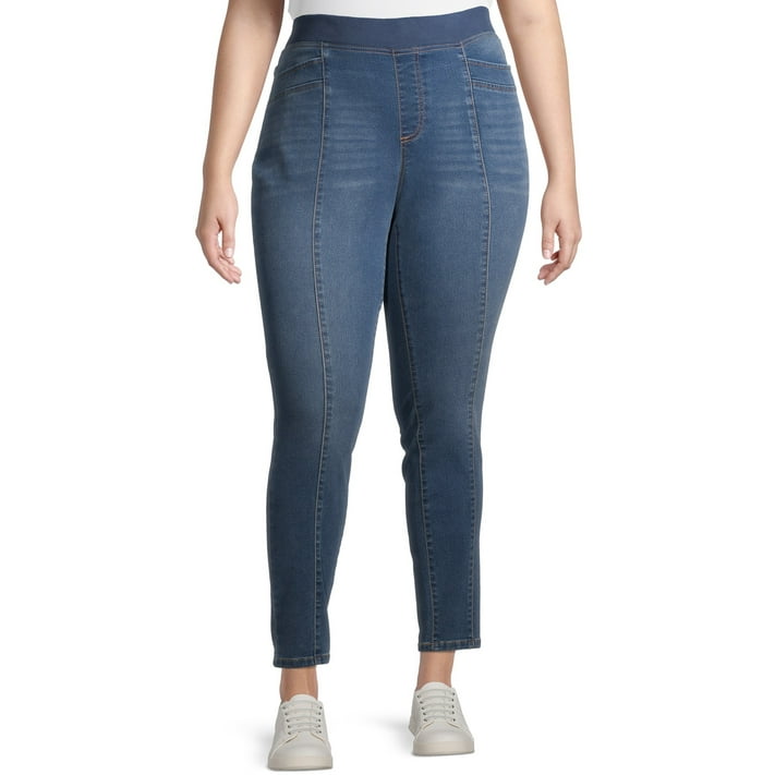 terra and sky pull on jeans