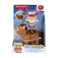 thumbnail image 7 of Fisher-Price Little People Disney Pixar Toy Story Bobbin’ Bullseye & Jessie, Toddler Figure Set, 7 of 7
