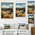 thumbnail image 4 of Designart "Camping Adventure at Explorer's Haven II" Landscapes Canvas Wall Art - Country White Camping Travel Entryway Wall Art Print, 4 of 6