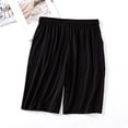 thumbnail image 4 of YANGXINX Women's Pajama Shorts Loungewear Bottoms Elastic Waist Shorts with Pockets Beach Vacation Clothes, 4 of 4
