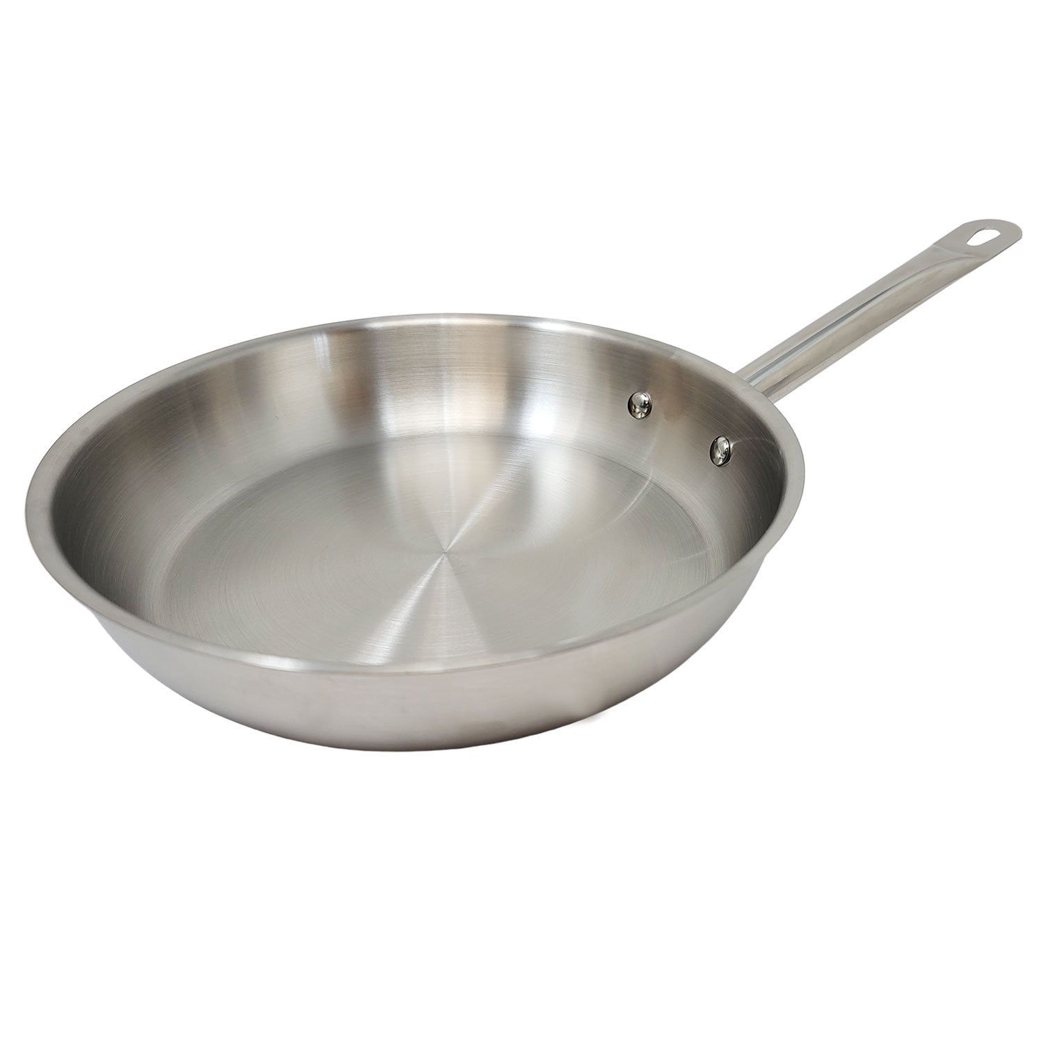 PROFESSIONAL QUALITY STAINLESS STEEL FRYING PAN 