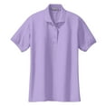 thumbnail image 5 of Yellow Rooster Women's Silk Touch Classic Female Polo Shirt Bright Lavender 2XL, 5 of 6
