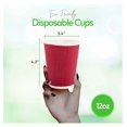 12 Ounce Disposable Coffee Cups 500 Ripple Wall Hot Cups For Coffee