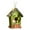 B, variant on ETHKIA Colorful Birdhouse Hanging Resin Outdoor Decorative Bird Novelty Bird Hut for Garden Lovers Unique Nature A