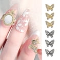 thumbnail image 2 of comerut Nail Decor Christmas Style Exquisite Rhinestone Decor Stainless Reusable 3D Different Shapes Cellphone Case Shoes Wall Decoration Supplies Nail Charm, 2 of 8