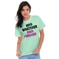 thumbnail image 4 of Boys Whatever Dogs Forever Pet Lover Women's Graphic T Shirt Tees Brisco Brands L, 4 of 6