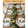 thumbnail image 4 of 15 Inch Round Placemats Set of 4, Christmas Tree Non Slip Heat Insulation PP Table Mats, Grey Retro Winter Ball Berry Snowflakes Washable Place Mats for Kitchen Dining Party Table Decor, 4 of 7