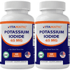 2 Pack Vitamatic Potassium Iodide 65 mg per Serving - 60 Tablets - Thyroid Support