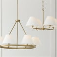 thumbnail image 7 of Capital Lighting 453261MA Parson 6 Light 35" Wide Ring Chandelier - Brass, 7 of 7