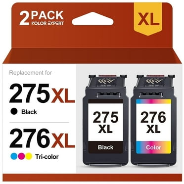 275XL Ink Cartridges for Canon Ink 275 and 276 for Canon Pixma TR4722 Printer (Black, Tri-Color)