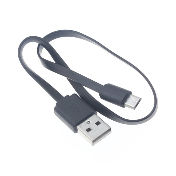 MicroUSB Short USB Cable for TCL 30z - Charger Cord Power Wire Flat