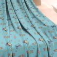 thumbnail image 3 of Colorful Games Controller Blue Pattern Blanket,Comfortable Soft Flannel Throw Blanket,All Season,Warm Lightweight Blankets for Sofa Bed Couch Living Room Chair,40"x50", 3 of 4