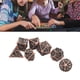 thumbnail image 4 of Dados De Juegos De Mesa, Dados De Metal, Número Transparente Poliédrico De Dragón Hueco Para Juegos De Rol Para Niños ANGGREK AJ2013, 4 of 8