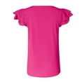 thumbnail image 3 of Gibobby Camisetas Mujer Manga Corta Ropa de mujer Europa y los Estados Unidos Nuevas damas Casual Cuello cuadrado Encaje Manga corta Nuevo vestido de v(Rosa,M), 3 of 5
