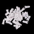 thumbnail image 3 of 12x50pcs Clips De Cinturón De Liga De Plástico Para Mujer Empuñaduras De Ganchos Blanco Sunnimix Clip de liga, 3 of 8