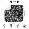 thumbnail image 4 of Black Christmas Snowflake Pattern Dish Drying Mat for Kitchen 1 Pack, Ultra Absorbent Microfiber Dishes Drainer Mats,16x18in(41x46cm), 4 of 6