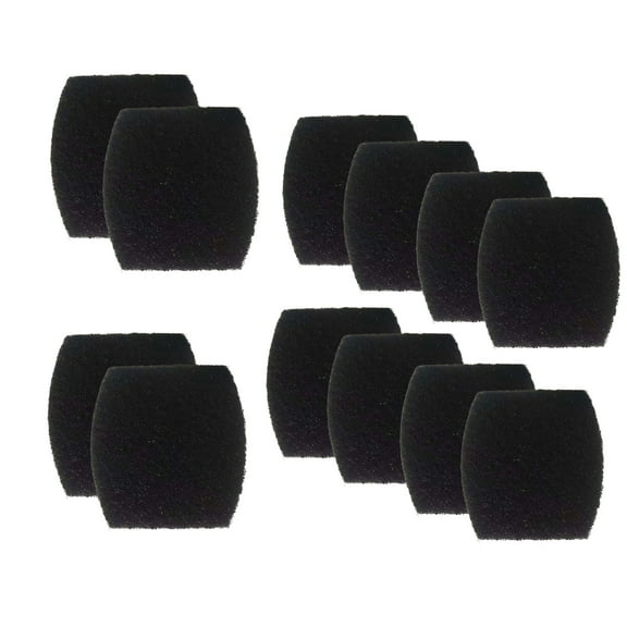 TropicAqua Charcoal Cat Litter Box Replacment Filter Compatible with Petmate Booda Clean Step Carbon Odor Filters (Pack of 12)