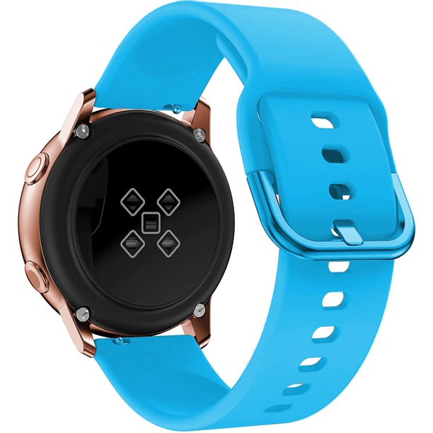 Correa de 22mm/20mm para Samsung Galaxy watch 4/4 Classic/5/5 pro/46mm/42mm/3/s3, pulsera de silicona para reloj inteligente Active 2, banda de 44mm y 40mm Deng Xun unisex