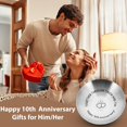 thumbnail image 2 of Cadeaux d'Anniversaire de 10 Ans en Acier pour Cople Jewerly, 2 of 7
