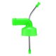 thumbnail image 5 of Kearding Cerveza Snorkel Cerveza Bong Bucks Hens House Entretenimiento Fiesta Embudo Beber Snorkel verde 2Conjunto, 5 of 6