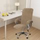 thumbnail image 1 of Nvzi Funda de terciopelo caqui para silla de oficina con fundas para brazos, fundas elásticas para silla de escritorio de computadora, fundas para silla de juego, XL, 1 of 4