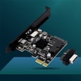 thumbnail image 5 of VONKY PCIE to USB3.0 Expansion Card Port Adapting Tool Connection Converter Type-c SATA 15pin Adapter Cards Desktop Accessories Full Height Size, 5 of 5