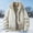 Beige-Athletic-Men, variant on Zedker Faux Fur Mens Winter Coats Solid Long Sleeve Outerwear Loose Warm Open Front Outerwear Coats Beige L