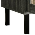 thumbnail image 5 of Castle Place Simple Modern Sideboard Buffet Cabinet, Dark Grey, 5 of 9