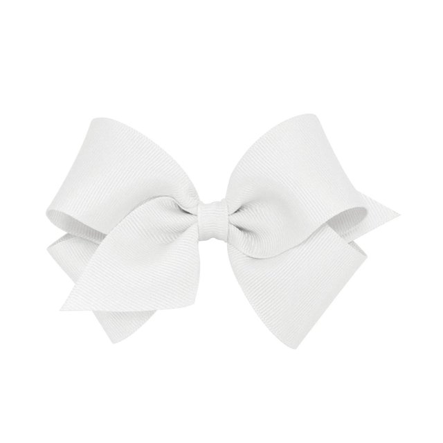 Moño pequeño grosgrain azul Wee ones blanco 4 Wee Ones 7662-BL