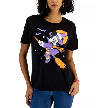 Disney Juniors' Minnie Mouse Halloween Witch Graphic T-Shirt Large