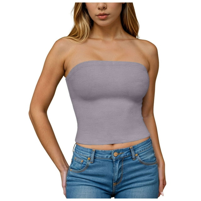 adviicd Women's Tops Womens Sleeveless Racerback High Neck Casual Basic Cotton Ribbed Fitted Tank Top(Dark Gray,XS)