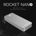 thumbnail image 3 of Sabrent Rocket Nano 2TB USB 3.2 10Gb/s External Aluminum SSD (Silver) (SB-2TB-NANO), 3 of 9