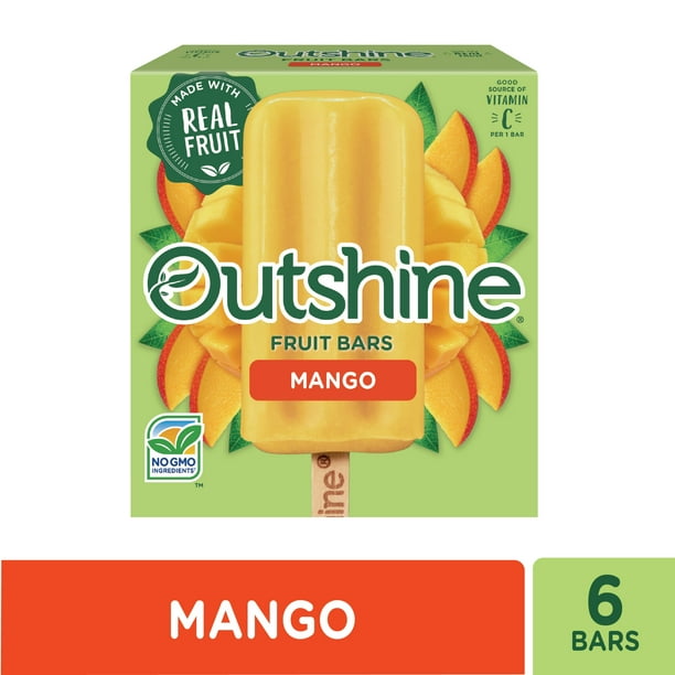 Outshine Mango Frozen Fruit Bars, 6 Count