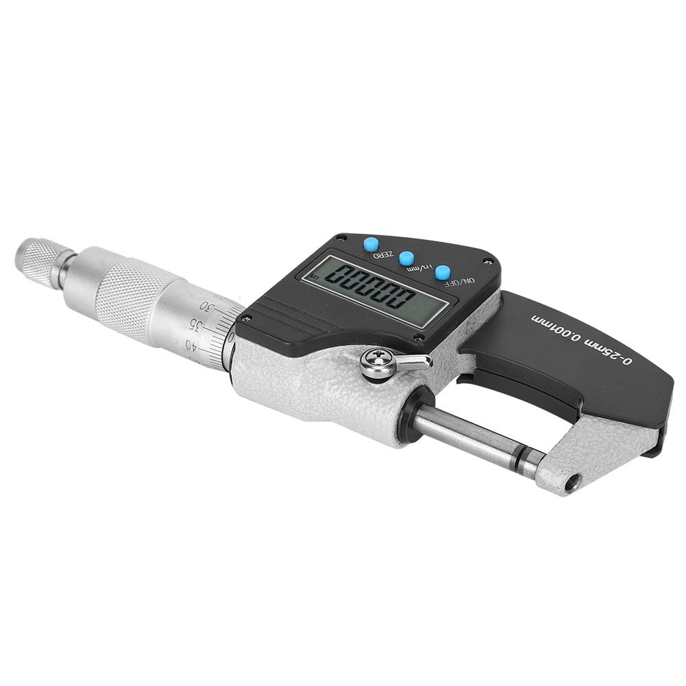 Electronic Micrometer, 025mm Outer Diameter Cemented Carbide