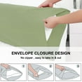 thumbnail image 4 of Unique Bargains 2-Piece Microfiber Body Pillow Covers, 20" x 60", Sage, 4 of 8
